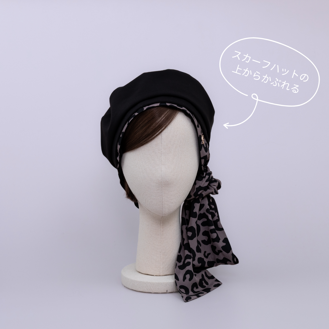 BERET / Nylon-Black – BAREN（バレン）