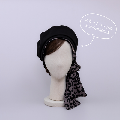 BERET / Nylon-Black – BAREN（バレン）