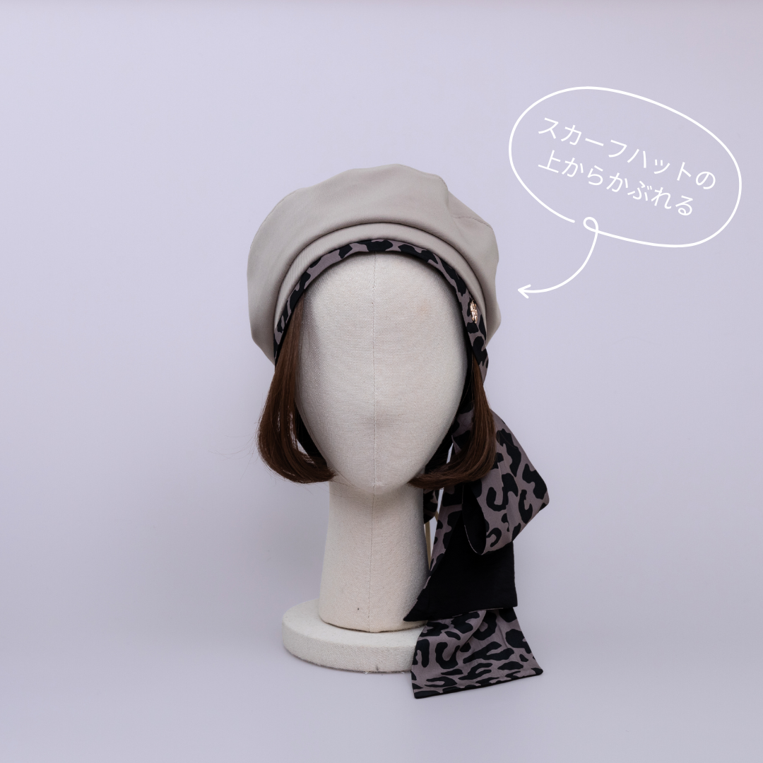 BERET / Matte - Beige – BAREN(バレン) BERET / Matte - Beige – BAREN(バレン)