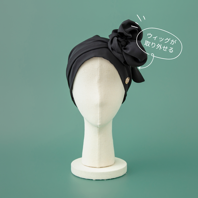 SCARF HAT (M) / Basic-Black