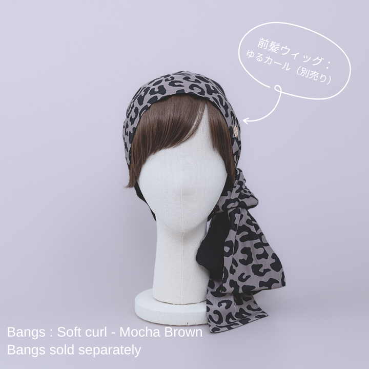 SCARF HAT (M) / Leopard - Black – BAREN（バレン）