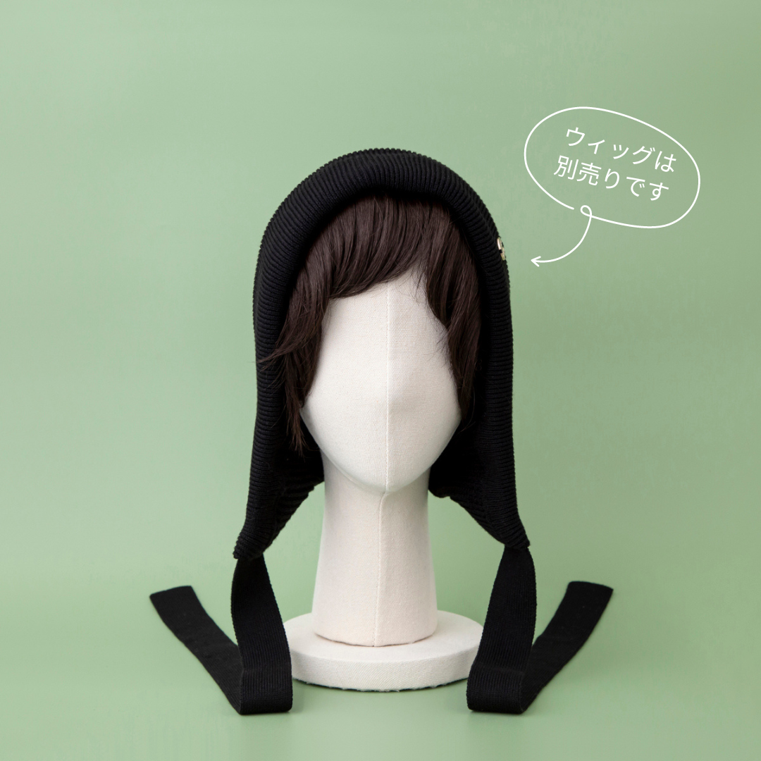 BONNET / Organic Cotton-Black