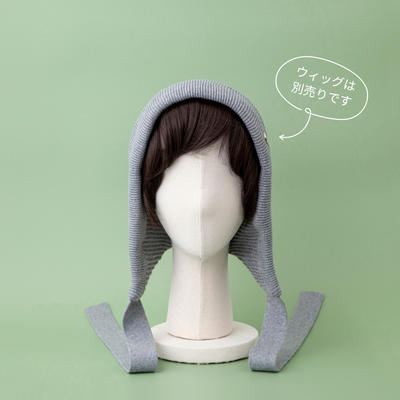 BONNET / Organic Cotton-Gray