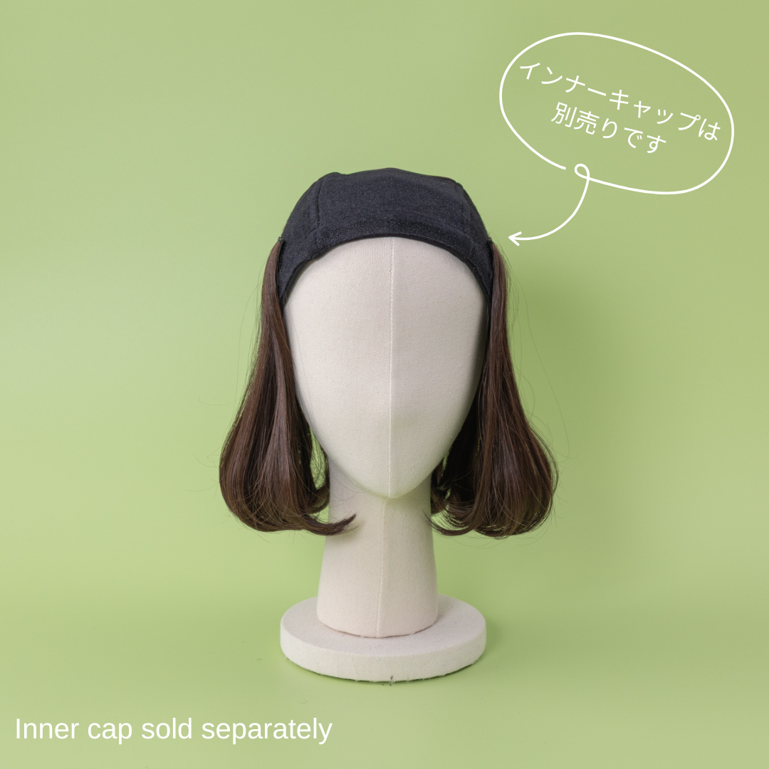 WIG / One curl bob at the nape