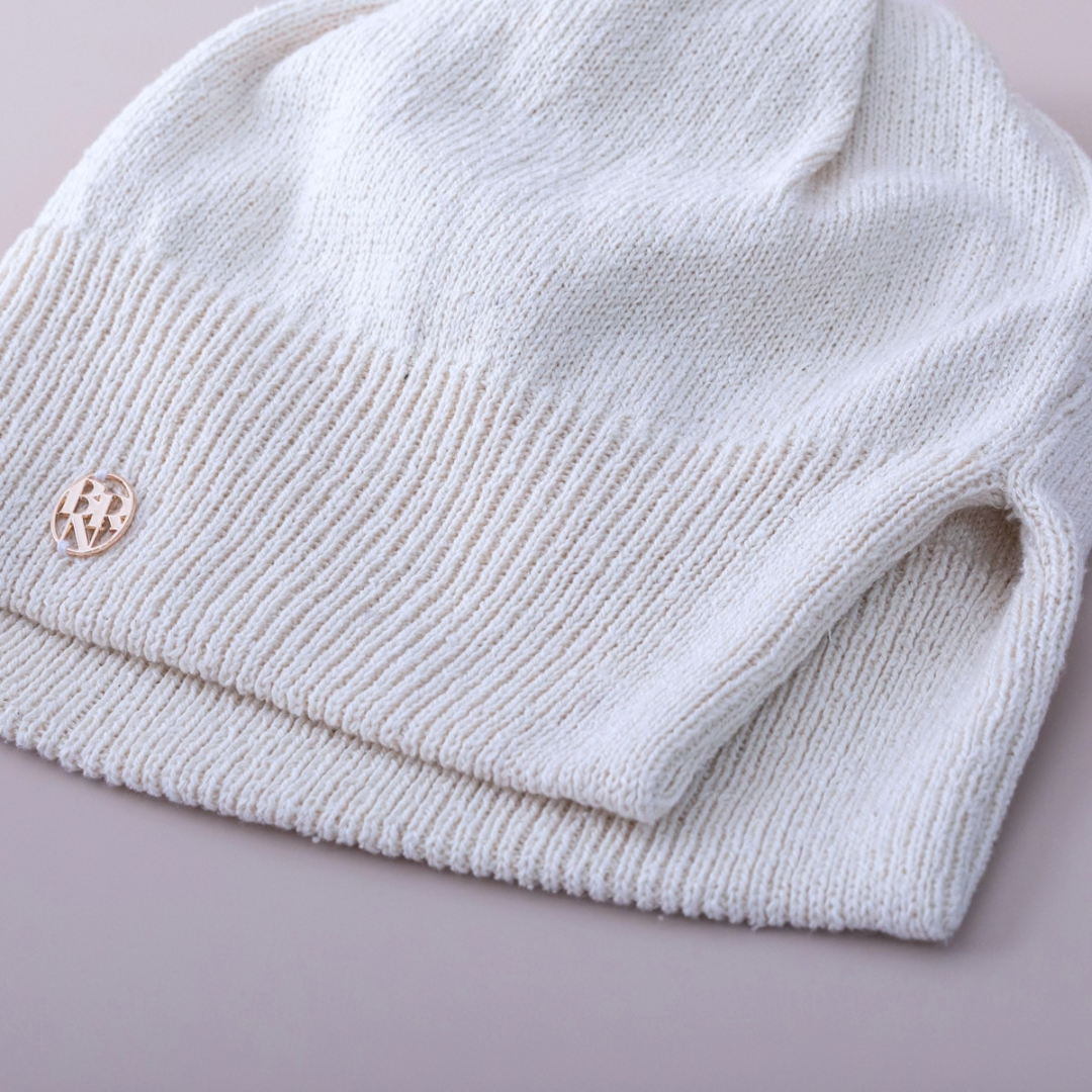 SLIT BEANIE / Daily Silk - Oatmeal (non velcro) – BAREN（バレン）
