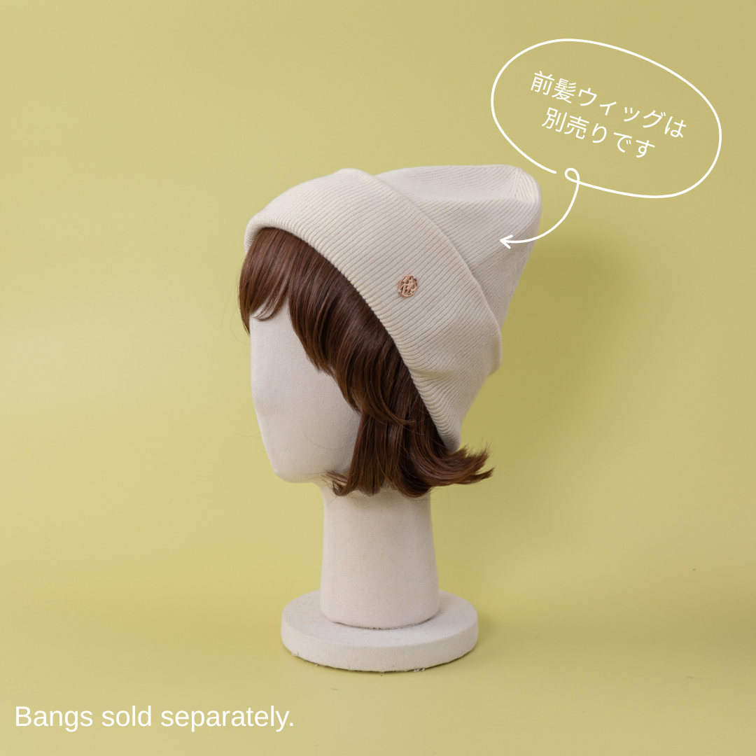 BAREN ボンネット　ニット帽　ケア帽子　前髪ウィッグ 前髪ウィッグ付きケア帽子 【BAREN（バレン）】が冬の新商品を発表
