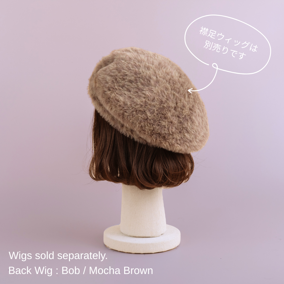 BERET/ Shaggy leopard-mocha – BAREN（バレン）