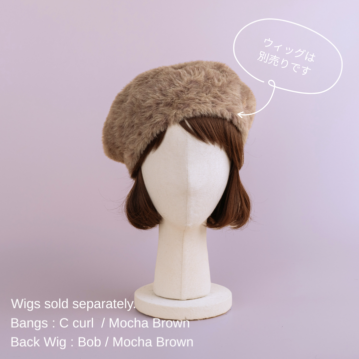 BERET/ Shaggy leopard-mocha – BAREN（バレン）