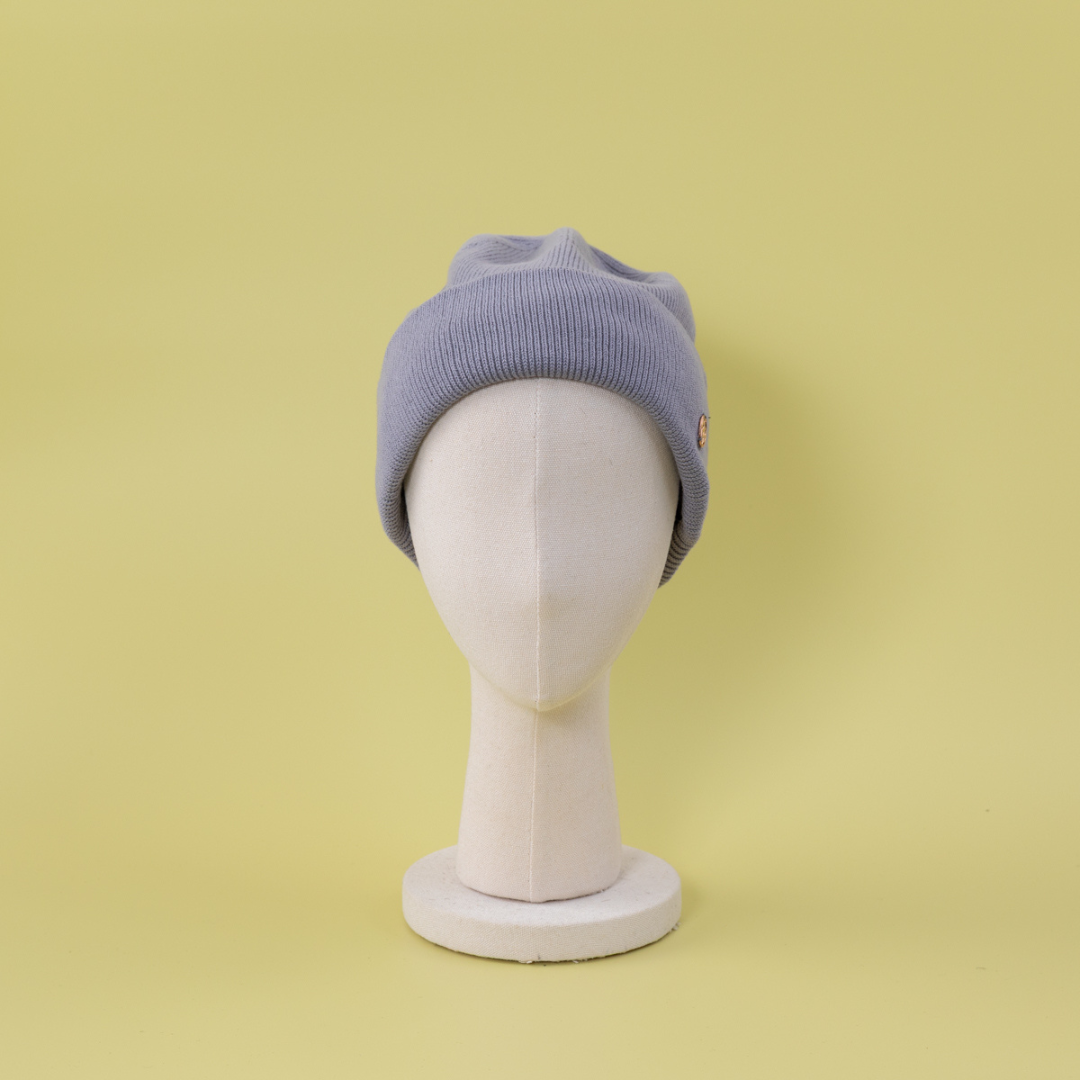 BEANIE / Organic Cotton-Gray