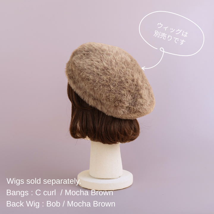 BERET/ Shaggy leopard-mocha – BAREN（バレン）
