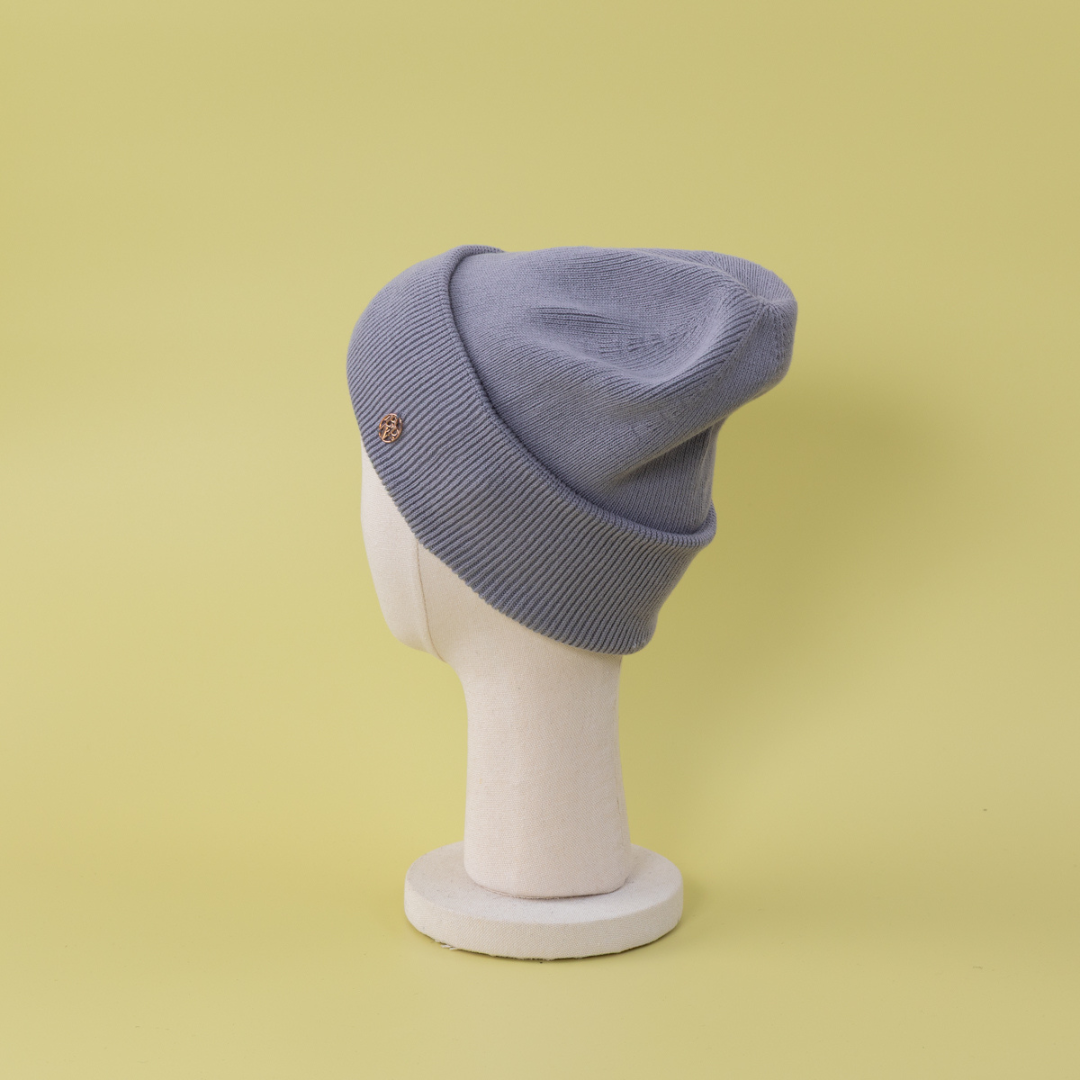 BEANIE / Organic Cotton-Gray