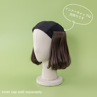 WIG / One curl bob at the nape