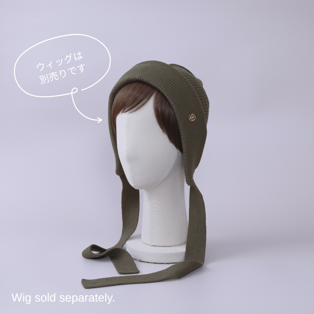 KNIT BONNET / Organic Cotton - Olive – BAREN（バレン）