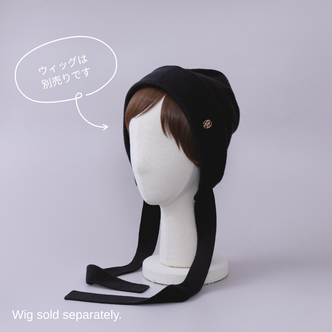 KNIT BONNET / Organic Cotton - Black – BAREN（バレン）