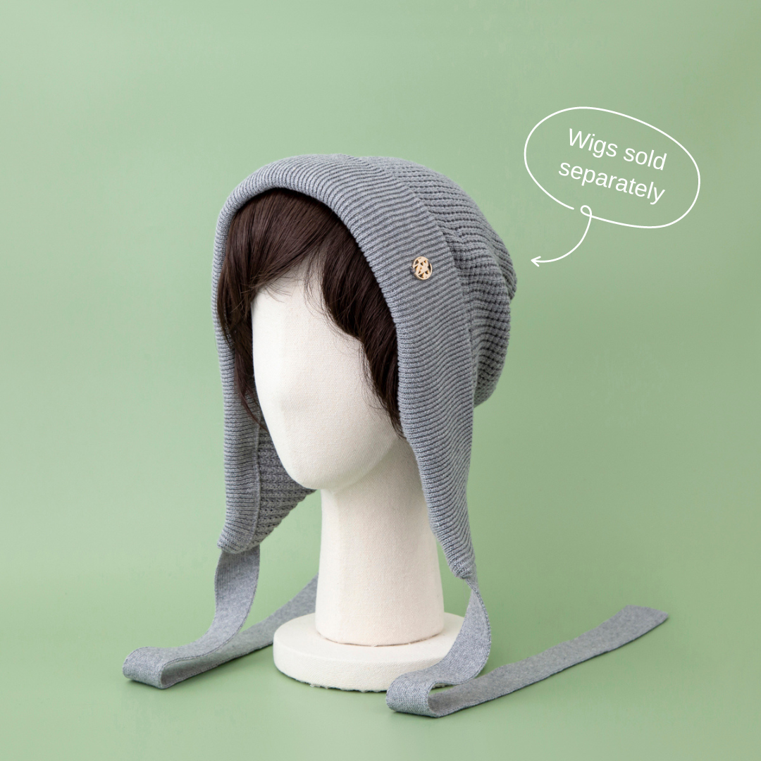 BONNET / Organic Cotton-Gray