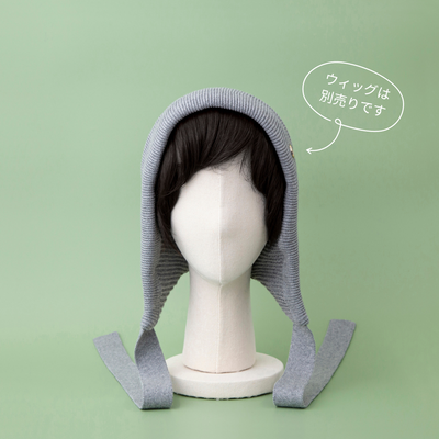 BONNET / Organic Cotton-Gray