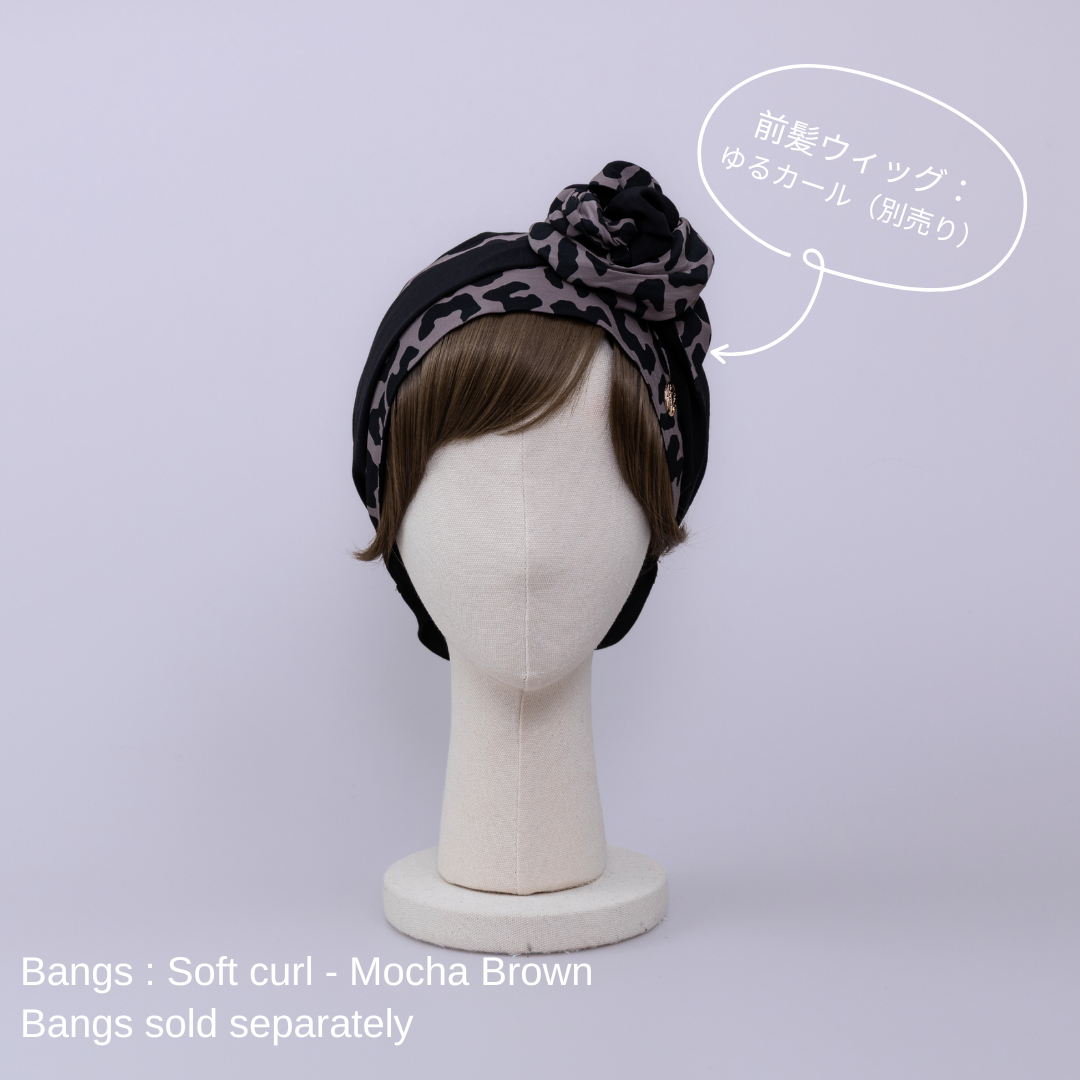SCARF HAT (M) / Leopard - Black – BAREN（バレン）