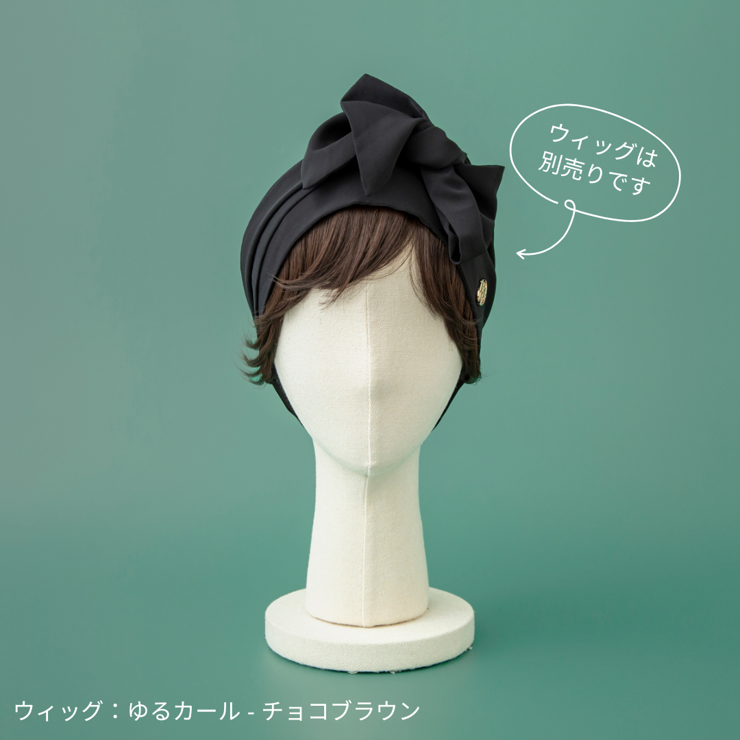 SCARF HAT (M) / Basic-Black