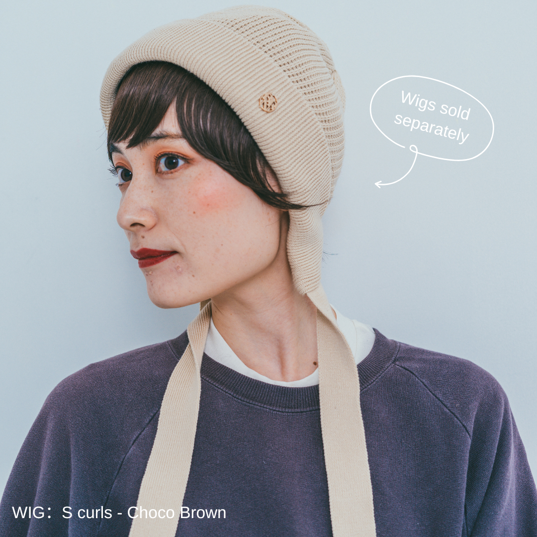 BONNET / Organic Cotton- SandBeige