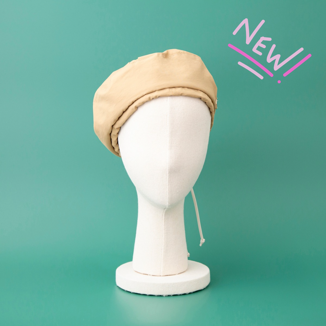 BERET / Nylon-Beige