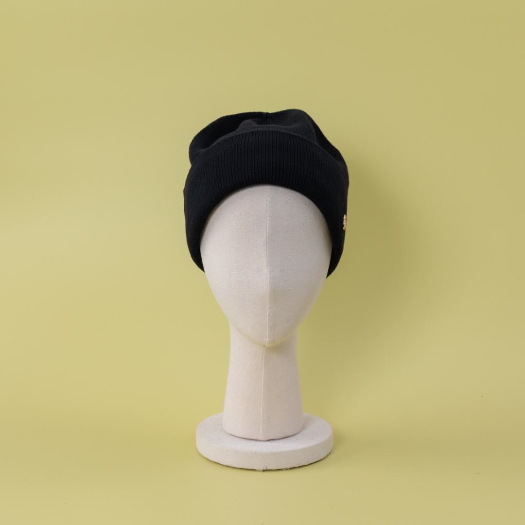 BEANIE / Organic Cotton-Black – BAREN(バレン) BEANIE / Organic Cotton-Black – BAREN(バレン)