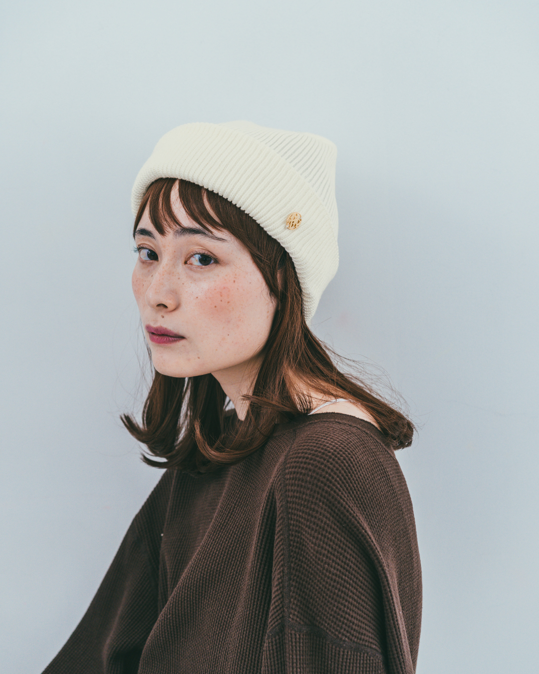 BAREN バレン BONNET / Organic Cotton-Gray BEANIE / Organic Cotton-Ivory – BAREN（バレン）