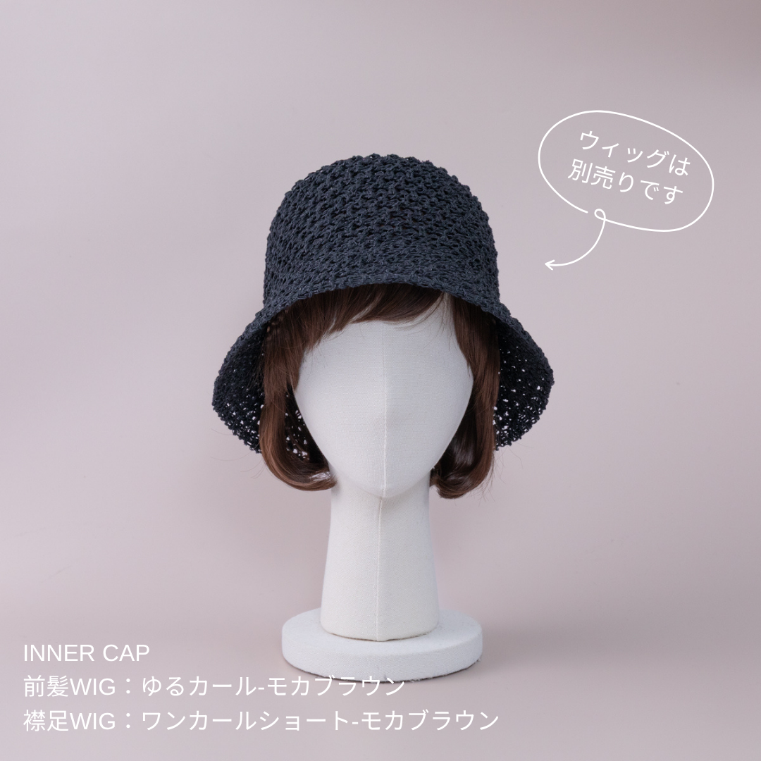 HAT / Mesh Bell Hat - Black – BAREN（バレン）