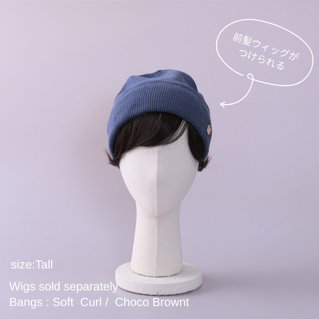 BEANIE / Linen Cotton - Denim – BAREN（バレン）