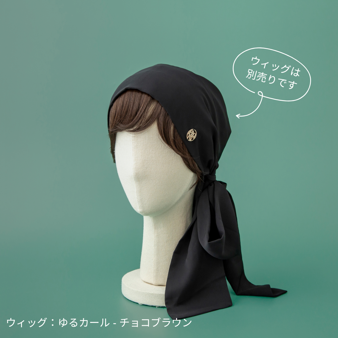 SCARF HAT (M) / Basic-Black