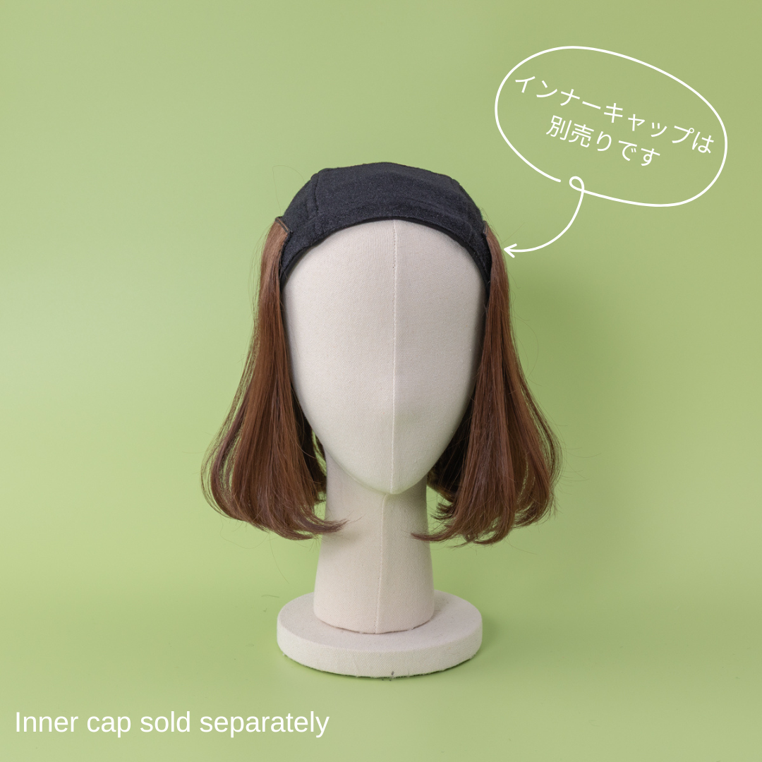 WIG / One curl bob at the nape