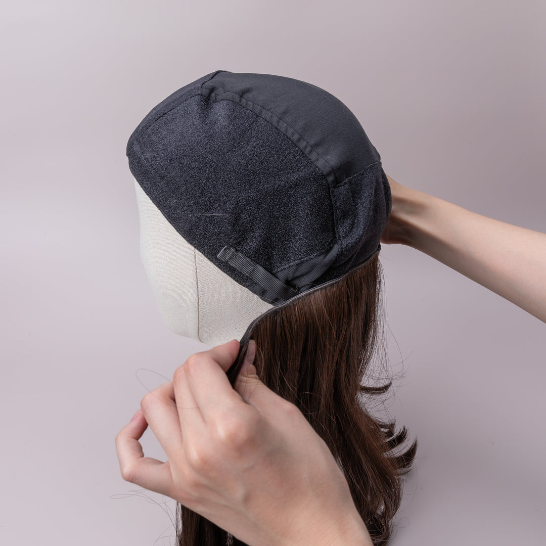 BAREN 襟足ウィッグワンカールロング・インナーキャップ BAREN 前髪