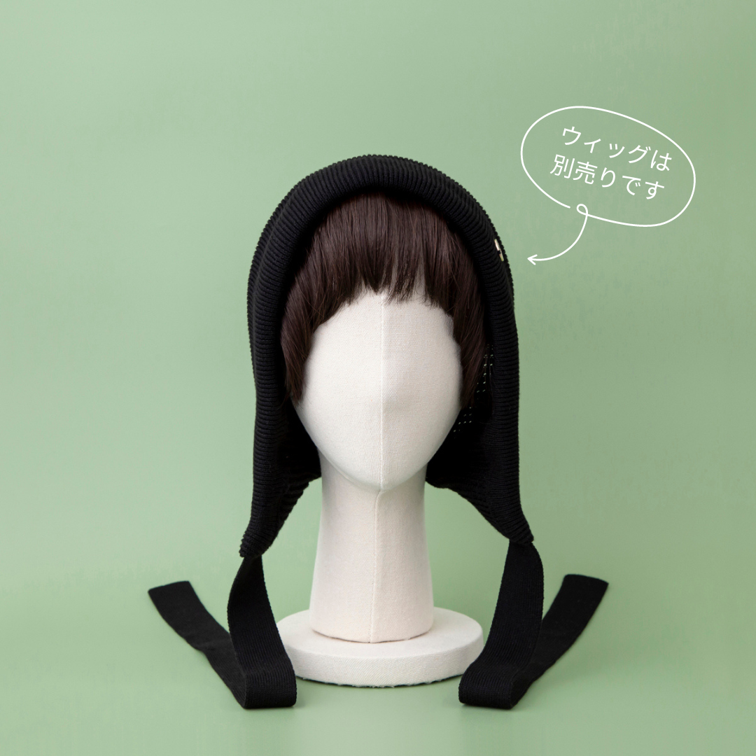 BONNET / Organic Cotton-Black