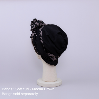 SCARF HAT (S) / Leopard - Black – BAREN（バレン）