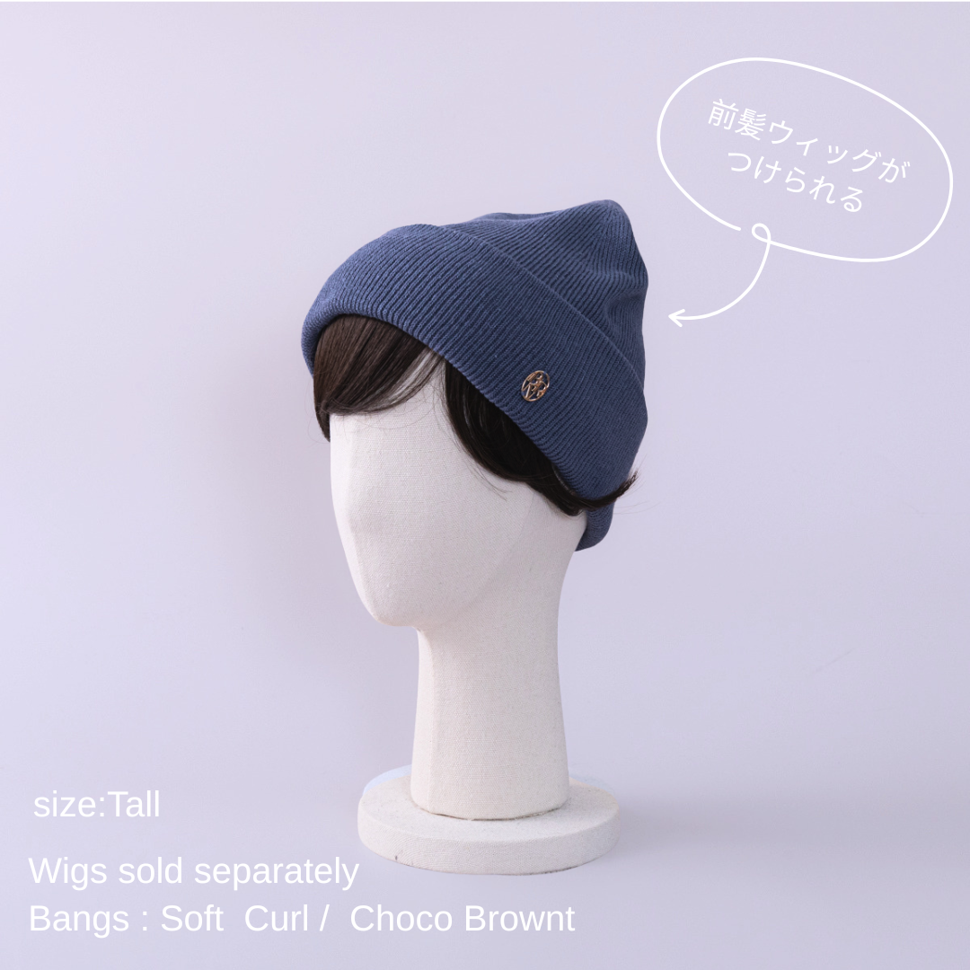 BEANIE / Linen Cotton - Denim – BAREN（バレン）