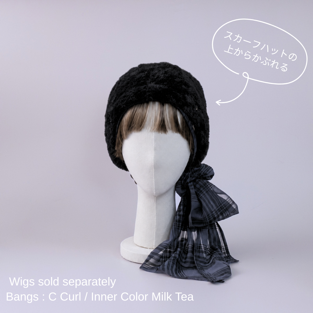 BEANIE / Fur Knit - Black – BAREN（バレン）