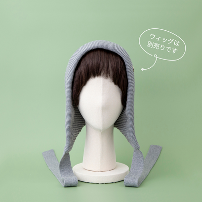 BONNET / Organic Cotton-Gray