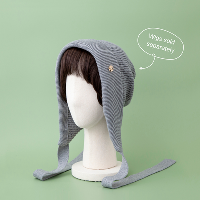 BONNET / Organic Cotton-Gray