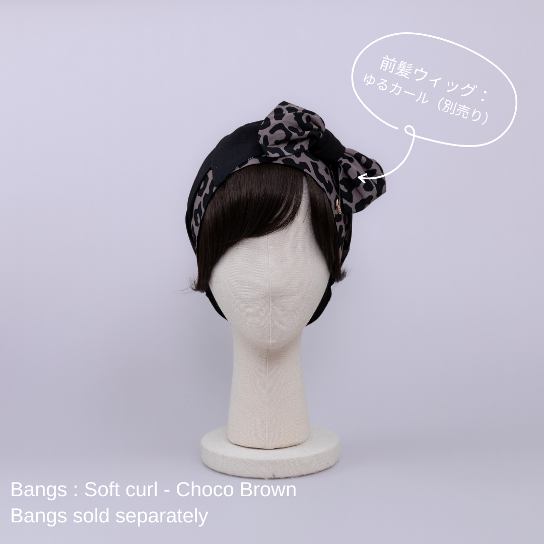 SCARF HAT / Leopard - Black – BAREN(バレン) SCARF HAT / Leopard - Black – BAREN(バレン)