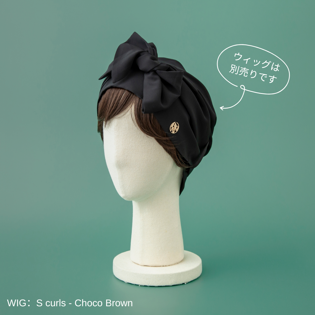 SCARF HAT (M) / Basic-Black