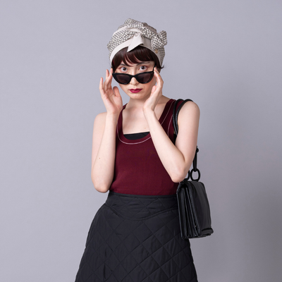 SCARF HAT (M) /  Classy-Beige