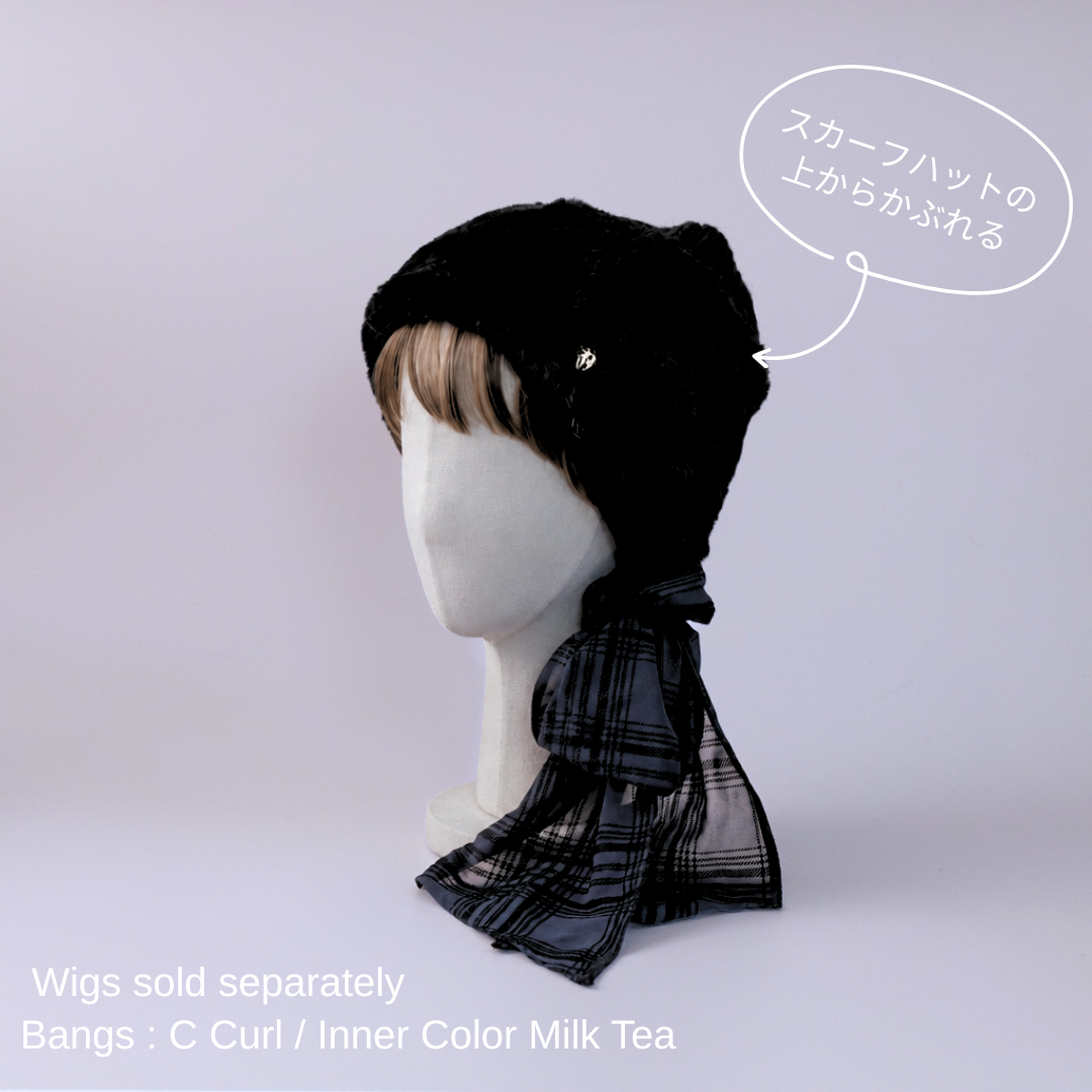 BEANIE / Fur Knit - Black – BAREN（バレン）