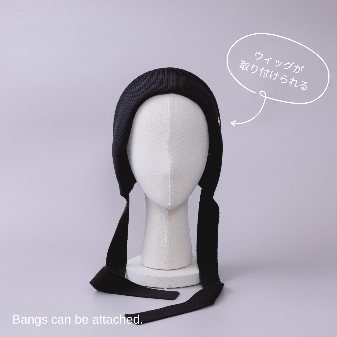 【BAREN】BONNET / Organic Cotton-Black KNIT BONNET / Organic Cotton - Black – BAREN（バレン）