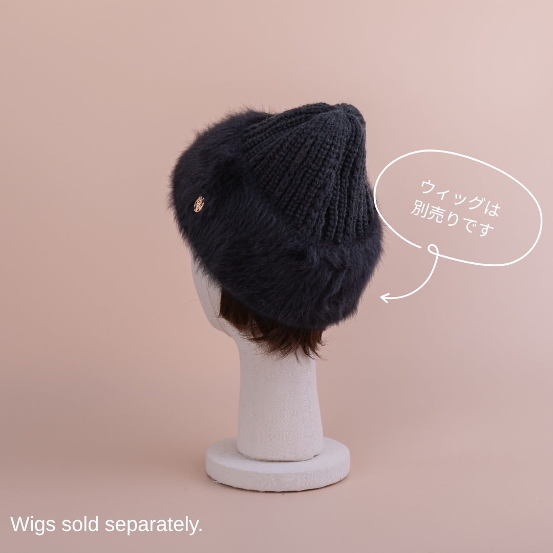 BEANIE / Fur - Black