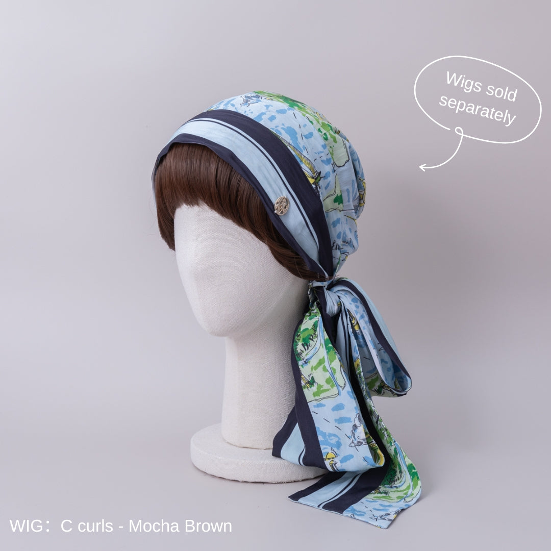 SCARF HAT (M) / Voyage