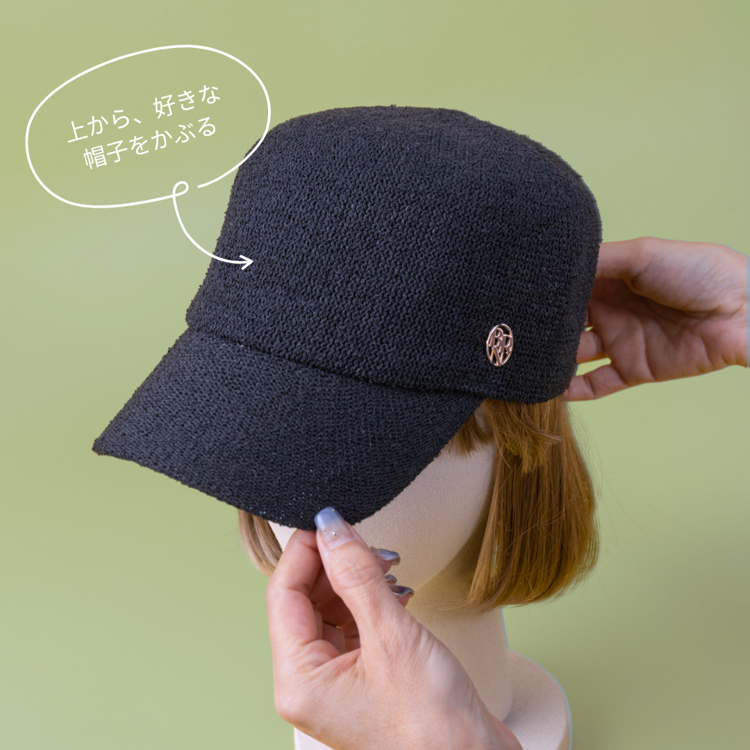 INNER CAP(面ファスナー付き) / 抗菌防臭・吸水速乾 – BAREN（バレン）