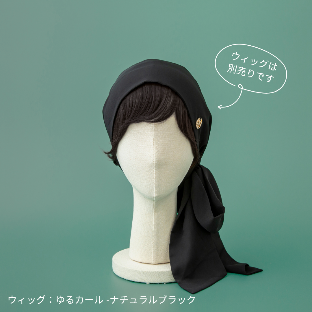 SCARF HAT (M) / Basic-Black