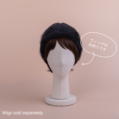 BEANIE / Fur - Black