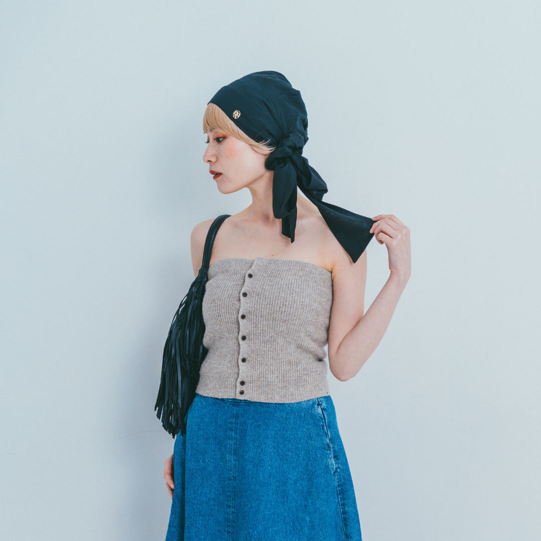 SCARF HAT / Basic-Black – BAREN（バレン）