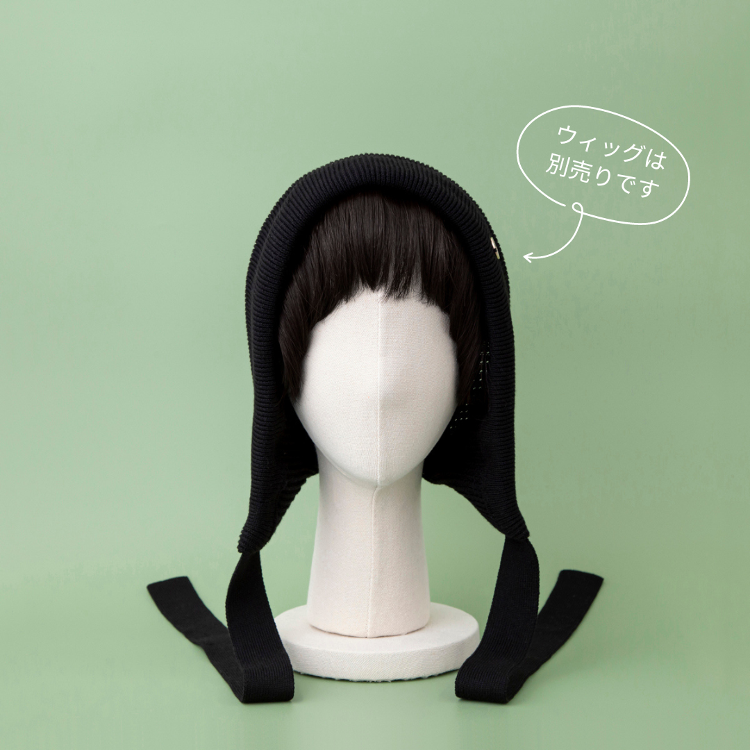 BONNET / Organic Cotton-Black