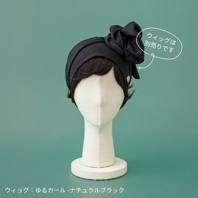 SCARF HAT (M) / Basic-Black